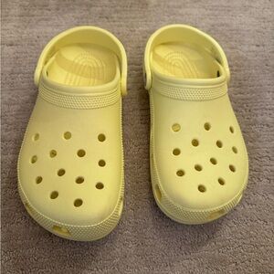 Crocs Yellow Clogs